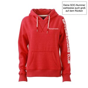 sweater-Damen-rot-meliert